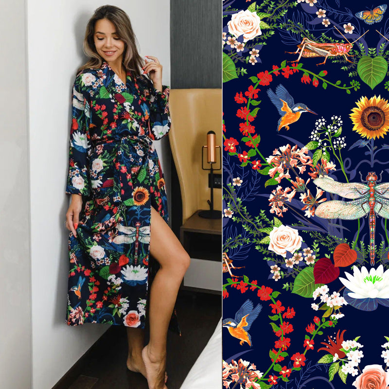 Garden Treasures | Lightweight Women's Dressing Gown