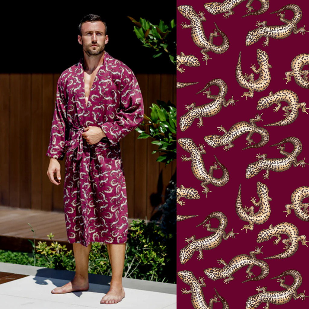 Men's Silk Kimono Dressing Gowns Classic Long Robe Silk Bathrobe Sleepwear  Loungewear with Pockets,Coffee,XL at Amazon Men's Clothing store