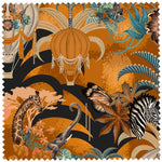 Balloon Safari in Amber | Velvet Fabric Sample