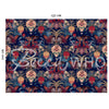 Balloon Safari in Sapphire | Blue Velvet Fabric