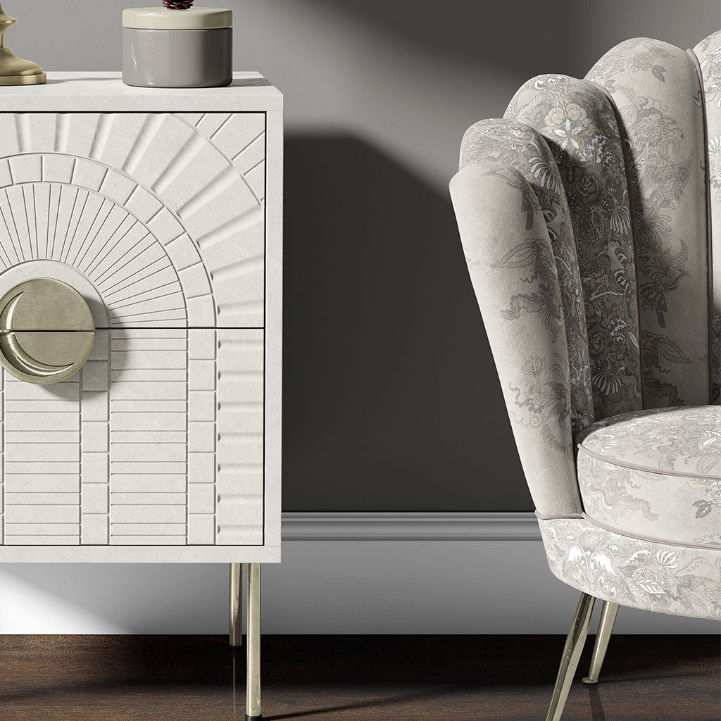 Eden in Stone | Velvet Fabric