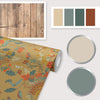 Aviana Wallpaper in Yellow Mustard Honey Decor Inspiration by Becca Who