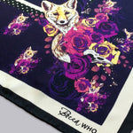 Bohemian Fox | Pure Silk Scarf 65cm