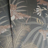 Leopard Luxe in Charcoal | Luxury Designer Wallpaper