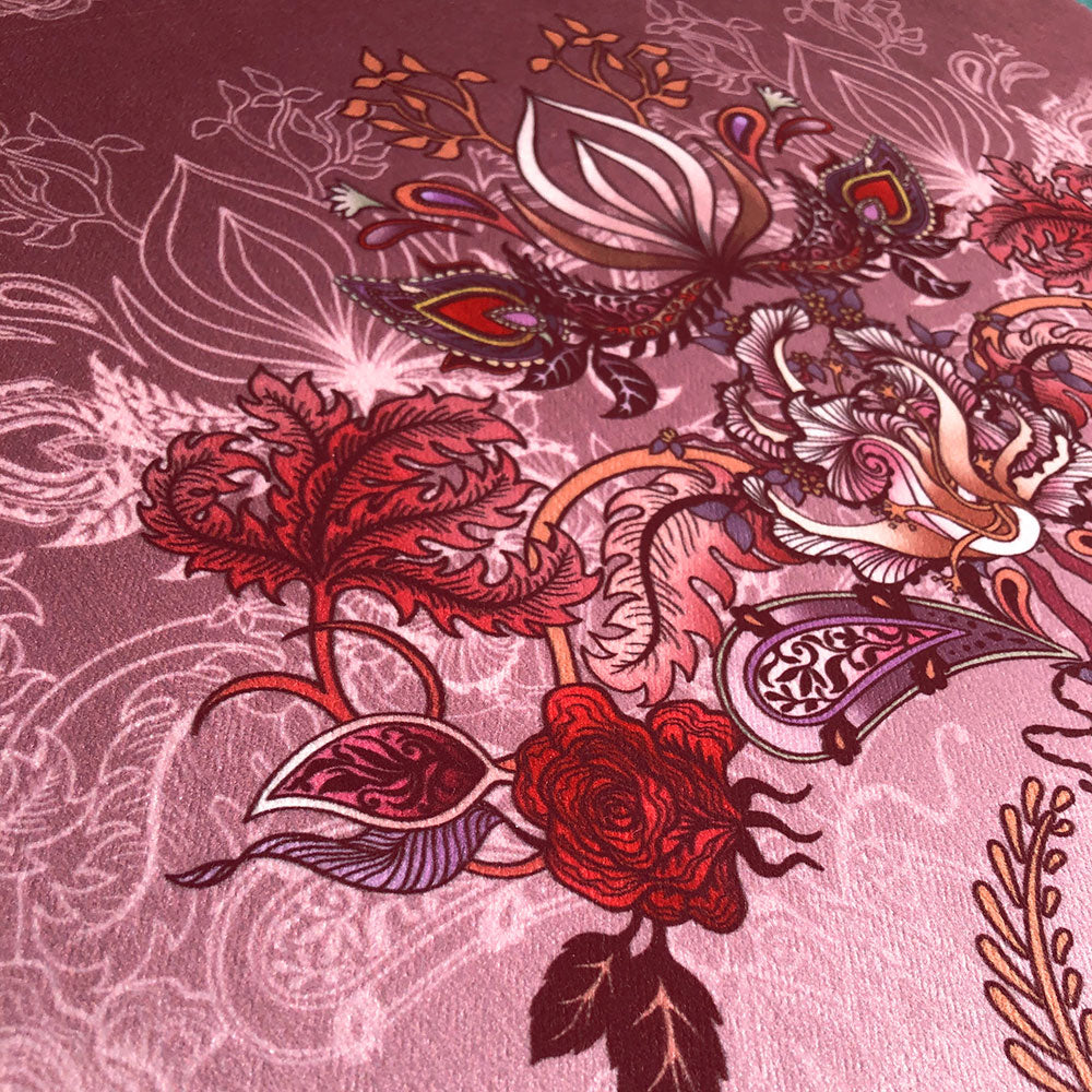 Eden in Bloom | Pink Patterned Velvet Fabric – Becca Who