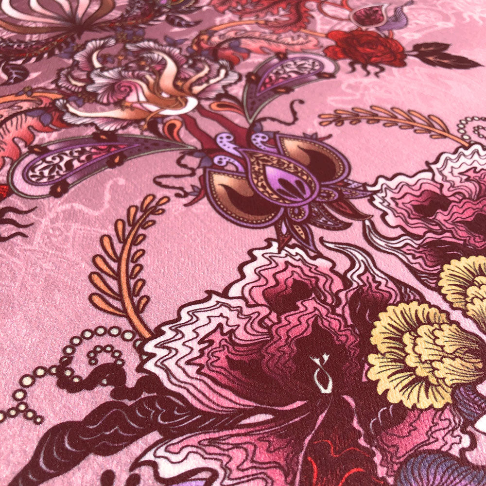 Eden in Bloom | Non FR | 1 Half Metre Velvet Fabric