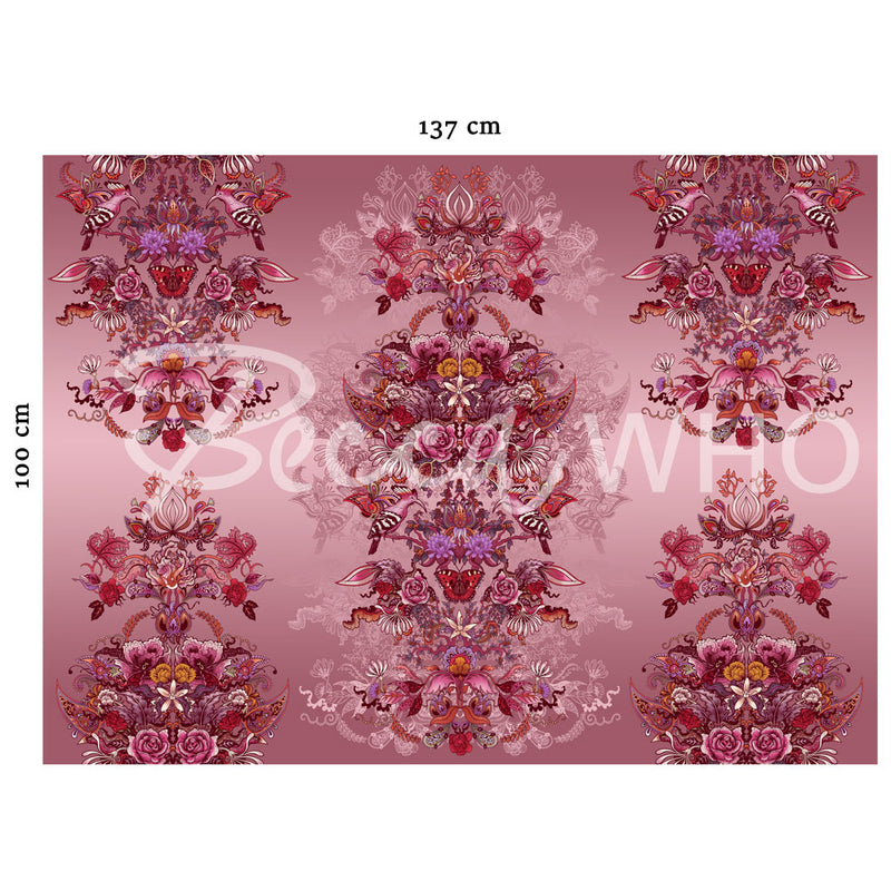 Eden in Bloom | Velvet Fabric Sample
