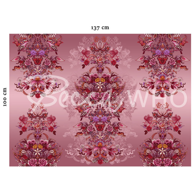 Eden in Bloom | Velvet Fabric