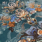 Eden in Lagoon | Velvet Fabric Sample