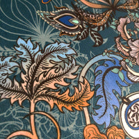 Eden in Lagoon | Velvet Fabric Sample
