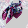 Owl & Elephants | Pure Silk Scarf 90cm