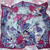 Owl & Elephants | Pure Silk Scarf 90cm