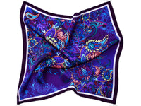 Paisley Purple | Silk Twill Pocket Square