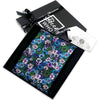 Wild Pansy | Silk Twill Pocket Square in Green