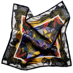 Pheasant | Silk Twill Pocket Square in Mustard