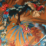 Designer Fabric by Becca Who with Rainforest Rush design on velvet