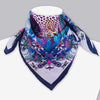 Regal Exotic Leopard | Pure Silk Scarf 65cm