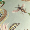Serpentwined in Pale Moss | Velvet Fabric Sample